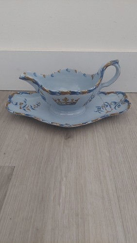 Sauciere gallé faience nancy - faience,