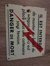 Ancienne Plaque Émaillée