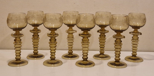 Série verres vin du - à,