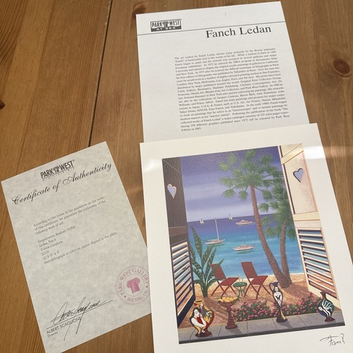Ledan fanch seriolithograph - fanch,