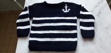 pull marin enfant , neuf
