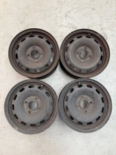 4 Jantes En Acier D'Occasion 14 Pouces Ford Fiesta 5.5x14 Et 37.5 4x108 63.4