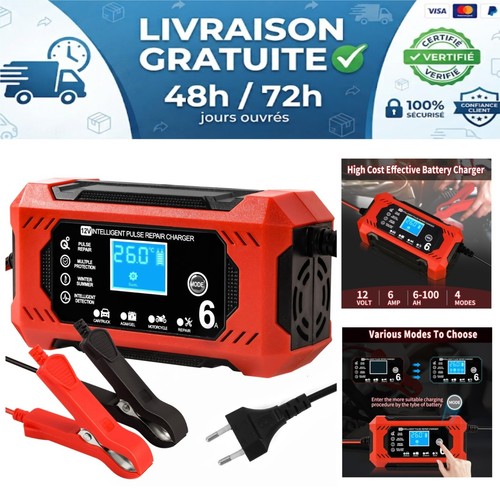 Chargeur batterie voiture v - voiture,