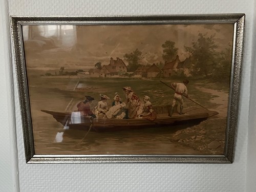 Tableau encadré sous verre - encadré,