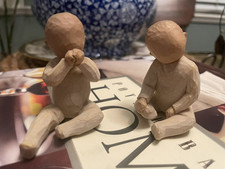 2 Willow Tree by Susan Lordi Figurines Toddlers 2007 2.35” Tall