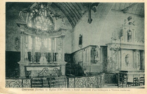 Carte cherance eglise - cherance,