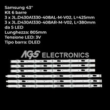 KIT 6 BARRES BANDES TV LED