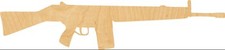 Ar 15 Rifle Laser Cut Out Wood