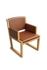 Fauteuil cuir vintage Musa -