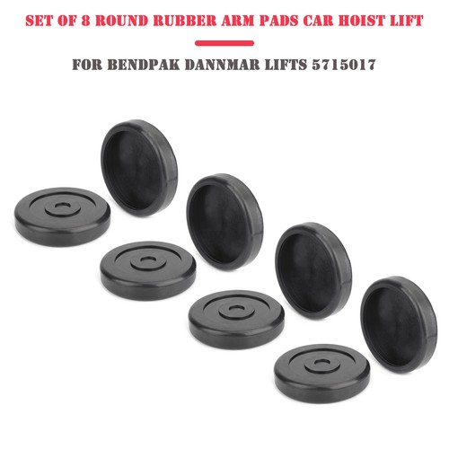 Set round rubber arm pads - of, 8