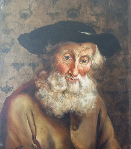 Portrait homme âgé barbu