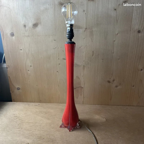 Pied lampe style murano - de,