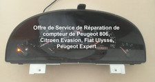 Réparation LCD compteur Peugeot 806,Citroen Evasion,Expert, entre 1998 et 2002