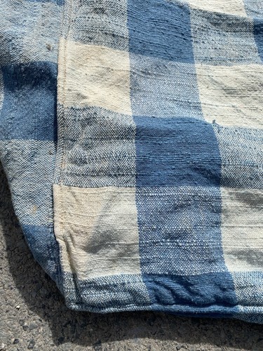 Tissu coupon ancien carreau - coupon,