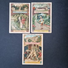 3 Chromos Anciens Poulain