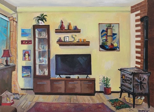 Peinture huile sur toile - peinture,