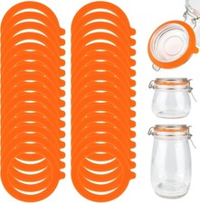 Lot of 30 Le Parfait Silicone Jars Gasket, 69 X 92mm Interchangeable