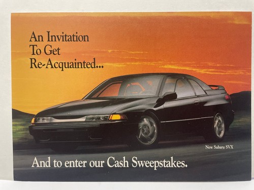 1991 subaru svx carte - 1991,