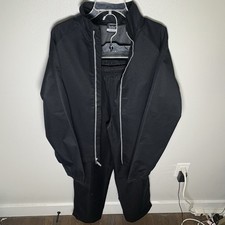 Nike Golf StormFit Jacket Pants 2 Piece Set Black Waterproof Men's Medium M New