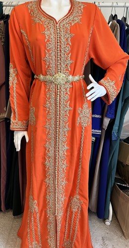 Caftan marocain crêpe soie - marocain, de