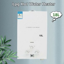 18L Camping Chauffe-eau instantané au gaz propane LPG avec pommeau de douche