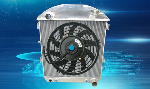 Aluminum radiator fan for ford - radiator+fan,