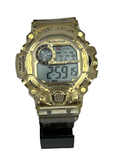 Montres Carlo Sports Unisex Digital Silicone Rubber Band Men's Watch - Running