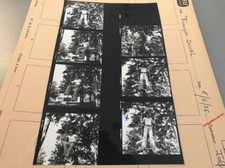 FRANÇOIS DUVAL : PLANCHE CONTACT ORIGINALE DE 1975