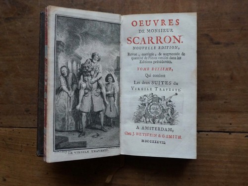 Oeuvres monsieur scarron - monsieur,