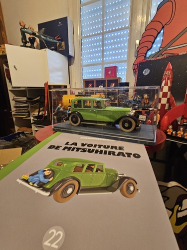 Grande voiture tintin kuifje - tintin,