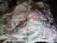 sac toile de jute ancien