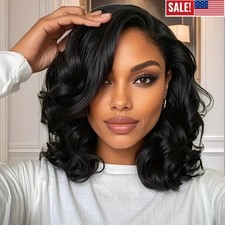 14" Brazilian Bob Wigs Human