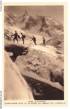 APTP12-0906-74 - CHAMONIX - Caravan on the Giant's Glacier and the Needle
