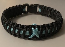 Prostate Cancer Awareness *  Paracord Bracelet