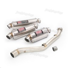 For Suzuki DRZ400S DRZ400SM 2000-2023 Exhaust Mid Pipe Slip On DB Killer Muffler