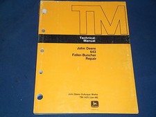 JOHN DEERE 643 Manuel