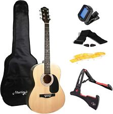 Ensemble de guitare acoustique Martin Smith avec guitare acoustique de taille cl