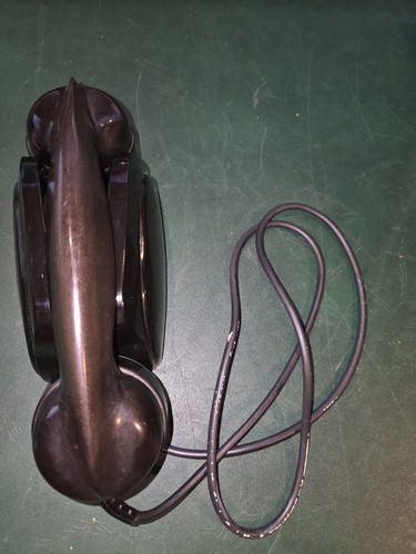 Telephone mural bakelite noir - telephone,