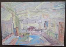 Tableau Ancienne Huile Sur