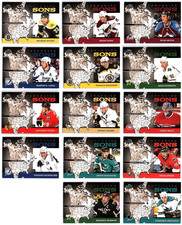 2008-09 UPPER DECK FAVOURITE SONS COMPLETE 14 HOCKEY CARD INSERT SET LOT