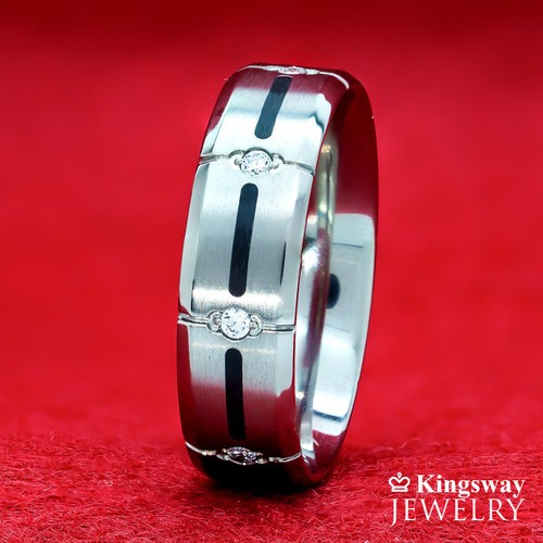 Men titanium wedding band - wedding,