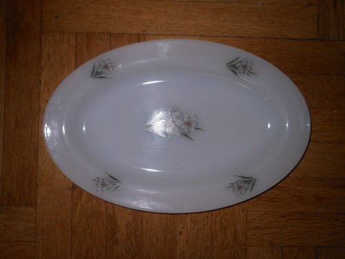 Plat service ovale en - plat,