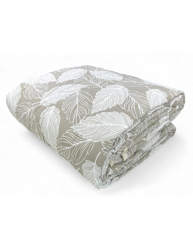Couette feuille beige - couette,