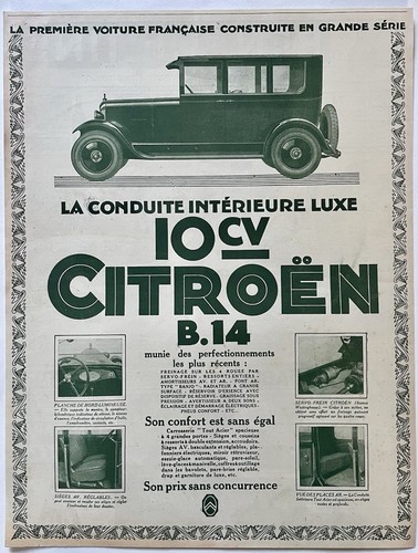 Publicité originale citroën - originale,