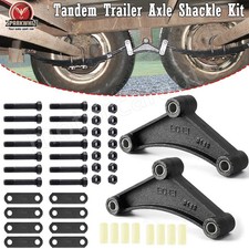 New Trailer Shackle Kit, Tandem Trailer Axle Shackle Kit for Double Eye Springs