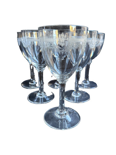 Verres vin saint - à, louis