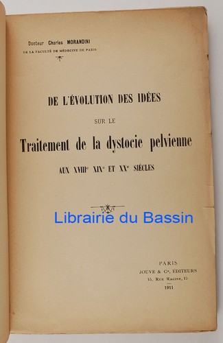 évolution des idées sur - de, l'