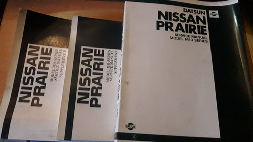 Nissan prairie m10 - m10, service