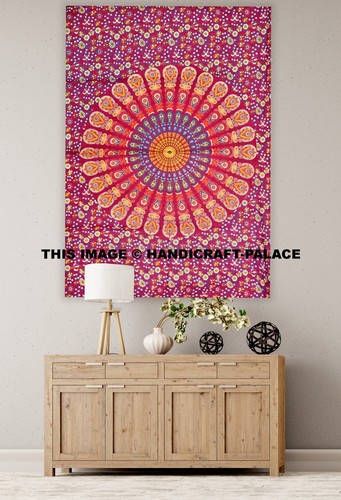 Grand hippie rouge - grand, tenture