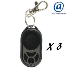 Lot de 3 télécommandes